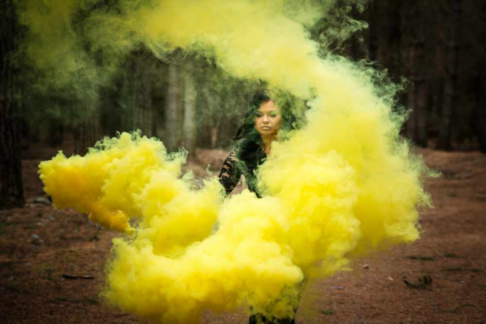 Yellow Smoke Grenade Enola Gaye 